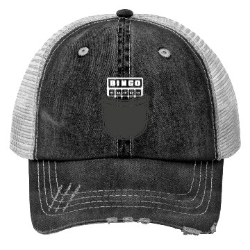 Discover Fake Pocket Bingo Player Trucker Hats