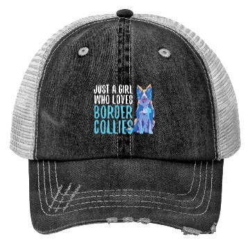Discover Unique Border Collie Design For Dog Enthusiasts Trucker Hats