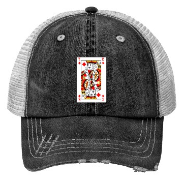 Discover King of Diamonds Playing Card Trucker Hats