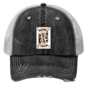 Discover King of Spades Playing Card Trucker Hats