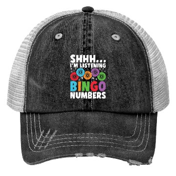 Discover Funny Bingo Gamer Trucker Hats