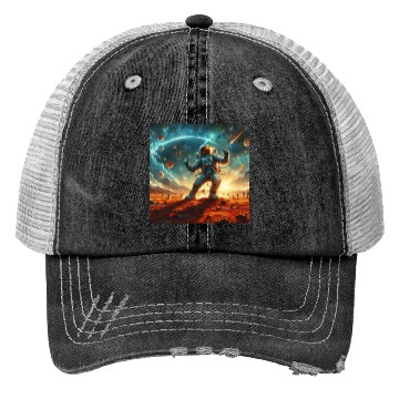 Discover ‘Solo Astronaut Dance Party’ Trucker Hats