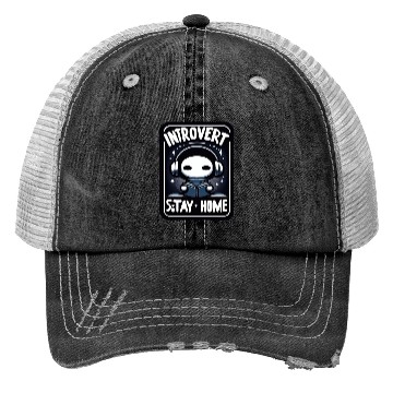Discover Introvert's Quiet Space Trucker Hats