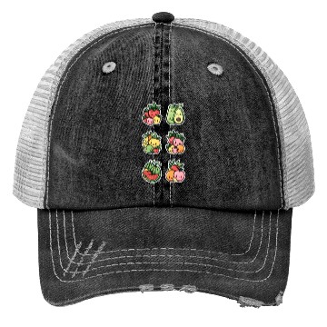 Discover Sweet fruit sticker set Trucker Hats