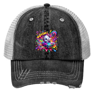 Discover Galactic Vibes: Plosion of Splashes - GoTcha! Trucker Hats