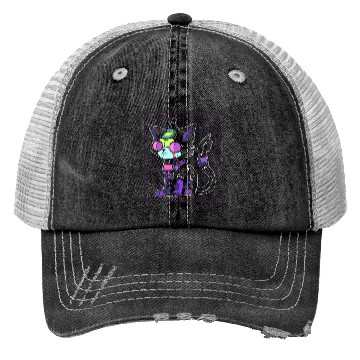 Discover Cyberpunk Cat Game Developer Trucker Hats