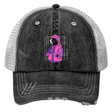 Discover Cyberpunk Astronaut Digital Artist Trucker Hats
