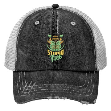 Discover Stupid Tree Frisbee Disc Golf Trucker Hats