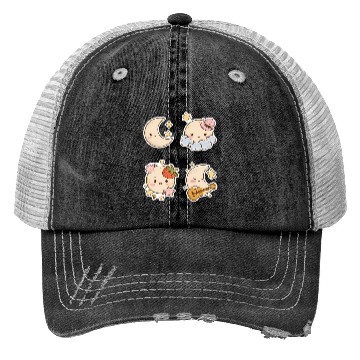 Discover Cute Kawaii moons Trucker Hats