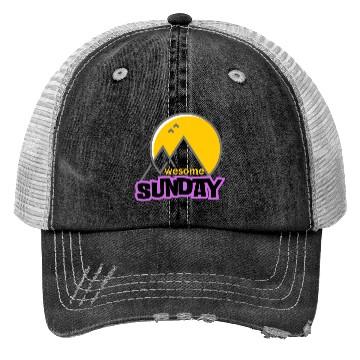 Discover Awesome Sunday Trucker Hats