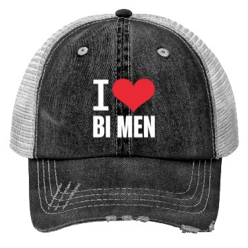 Discover I Love Bi Me Bisexual Men Bi Pride Bisexual Pride Trucker Hats