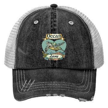 Discover Ocean Lover Sea Turtle Trucker Hats