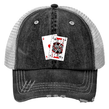 Discover Two cards Blackjack Trucker Hats