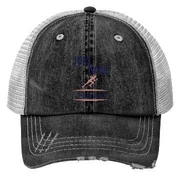 Discover just keep running Trucker Hats