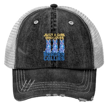 Discover Border Collie Mom and Dad Unique Design Trucker Hats