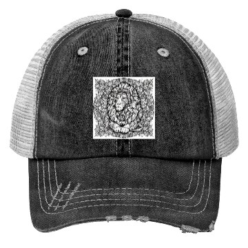 Discover Lion Mandala Trucker Hats