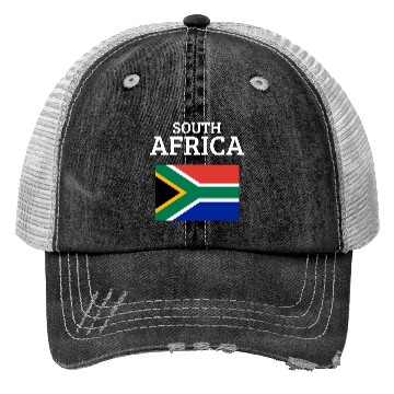Discover South Africa Bold Flag Colors Pride Statement Trucker Hats