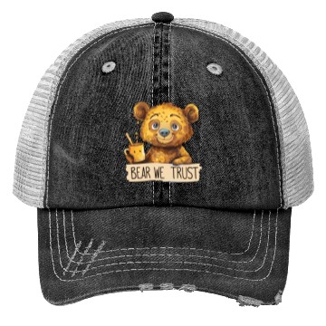 Discover In Bear We Trust Honey vs Hot Chocolate Trucker Hats