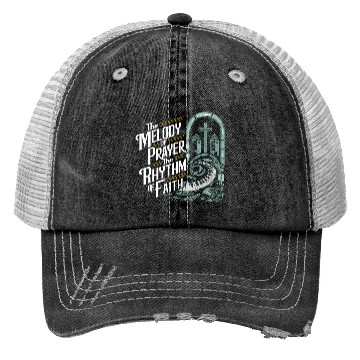 Discover Prayer Songs Jesus Christ Religious Music Praise Trucker Hats