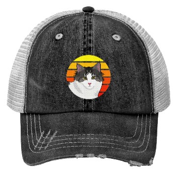 Discover Norwegian Forest Cat Lover Gift Trucker Hats