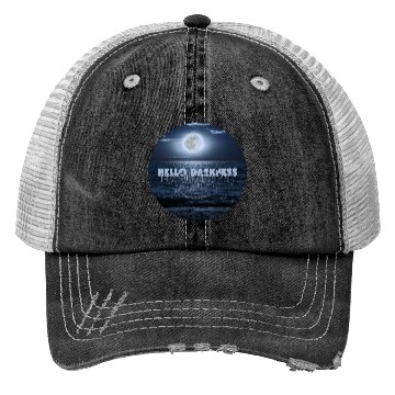 Discover Hello Darkness My Old Friend Trucker Hats