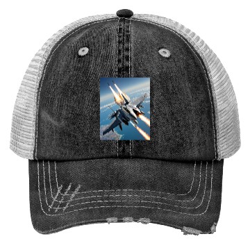 Discover Aircraft missile fire fighter jets. Trucker Hats