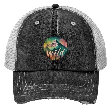 Discover Landscape Mountains Wilderness Trucker Hats