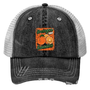 Discover Fruit Lover Oranges And Sunshine Trucker Hats