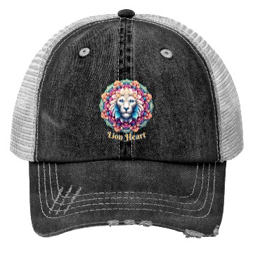 Discover Lion Mandala Trucker Hats