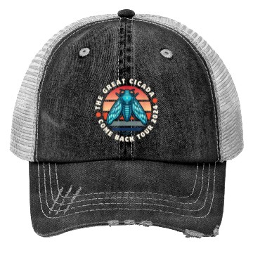Discover Cicada-Comeback-Insect-Magicicada- Trucker Hats