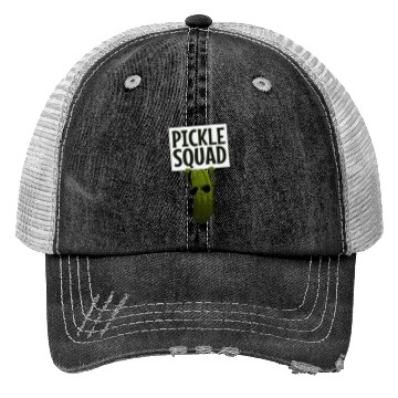 Discover Pickle Design Cucumber Pickle Lover Trucker Hats