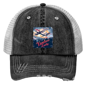 Discover Yankee Lady B17 Trucker Hats