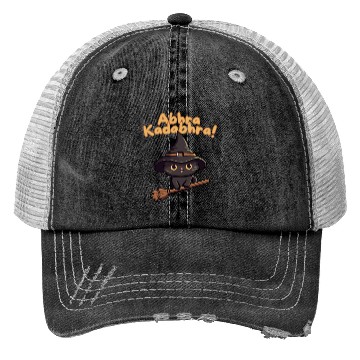 Discover Aberakadabera Abhra Kadabhra Magic Cat Trucker Hats