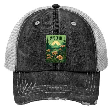 Discover Save Earth Trucker Hats