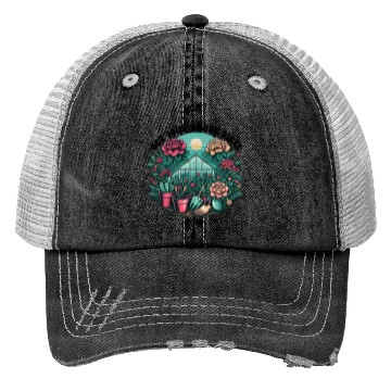 Discover Greenhouse Gardener's Paradise Trucker Hats