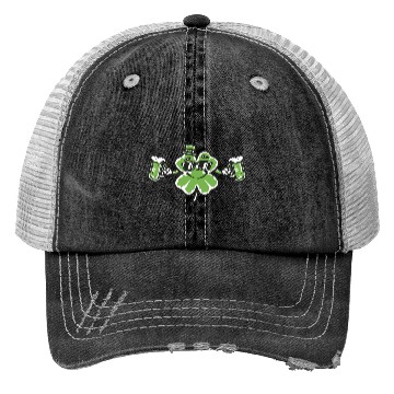 Discover Drinks Well Funnyin St. Pattys Day Drinking Trucker Hats