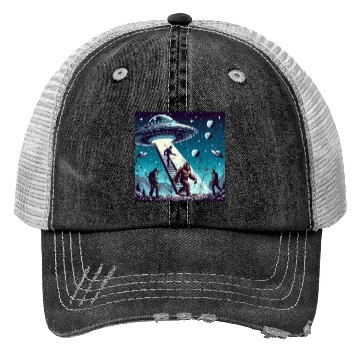 Discover Bigfoot and the UFO Trucker Hats