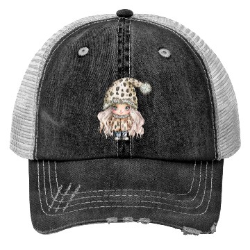 Discover Leopard Print Gnome Clipart Images, Girly Trucker Hats