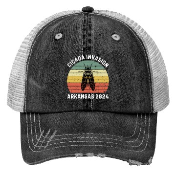 Discover Cicadageddon Invasion Arkansas Tour Trucker Hats