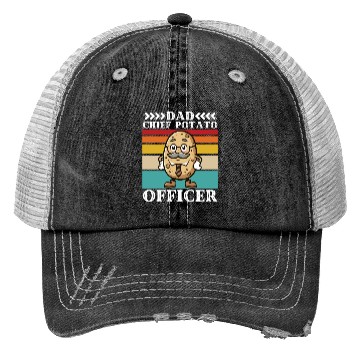 Discover Dad chief potato officer Trucker Hats