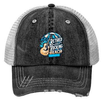 Discover Retired and Rocking the Beach Trucker Hats