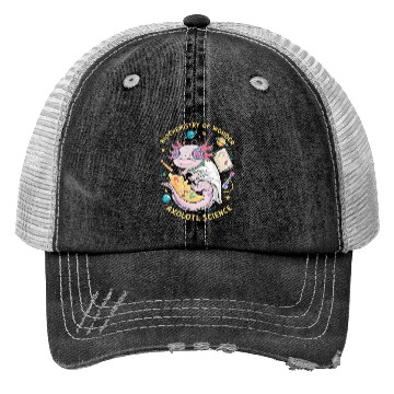 Discover Axolotl Science Teacher Mexican Salamander Trucker Hats