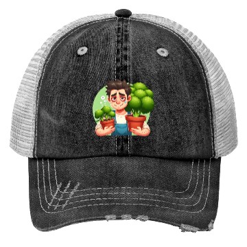 Discover Broccoli Gardener Trucker Hats