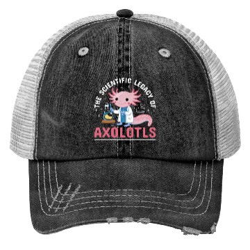 Discover Axolotl Science Teacher Mexican Salamander Trucker Hats