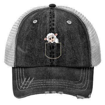 Discover Funny Sheep Pocket Gift Trucker Hats