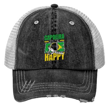 Discover Capoeira Makes Me Happy Capoeirista Ginga Dance Trucker Hats