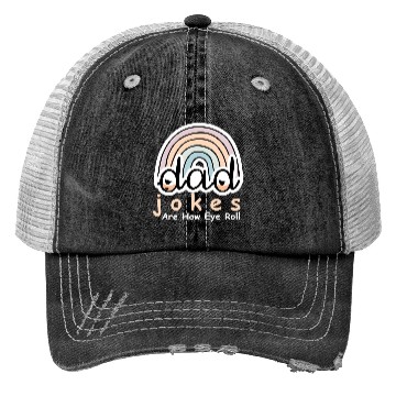 Discover Dad Jokes Are How Eye Roll Trucker Hats