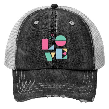 Discover Pastel Love Trucker Hats