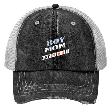 Discover Boy Mom - est. 2024 Trucker Hats