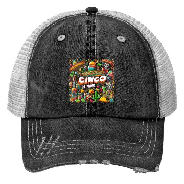 Discover Cinco de Mayo Fiesta Trucker Hats